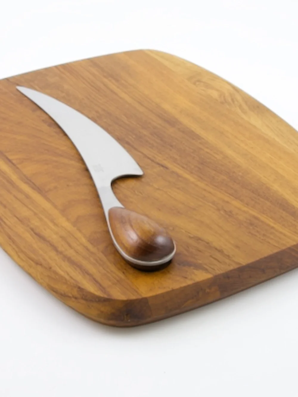 Vintage Dansk Int'l Designs Denmark Vivianna Torun Cheese Cutting Board & Knife